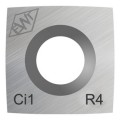 Plaquita metal duro Ci1-R4