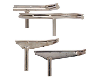 Juego cuatro apoyos gubia curvos