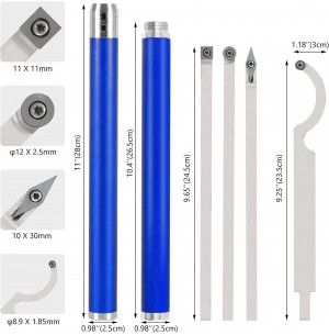 Set de torneado en estuche SET6C-CT 2