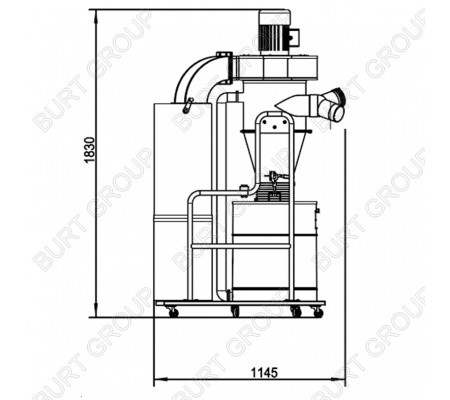 Aspirador CiclónLombarte FM300 - 2CV