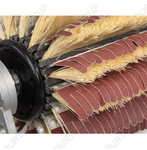 Recambio 15 tiras CEPILLOS SISAL para rodillo FH lijadora MS 3156 VS 2