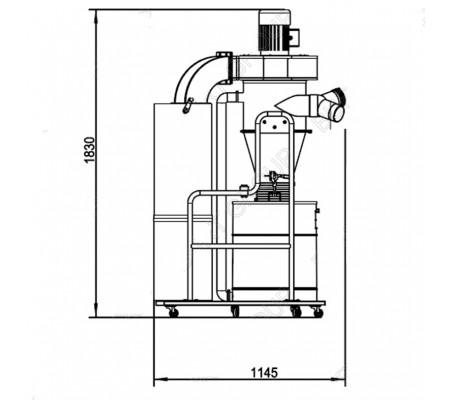 Aspirador CiclónLombarte FM300 - 2CV