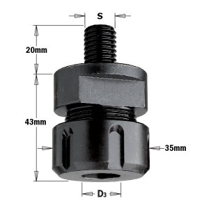 Portafresas "S" - M12